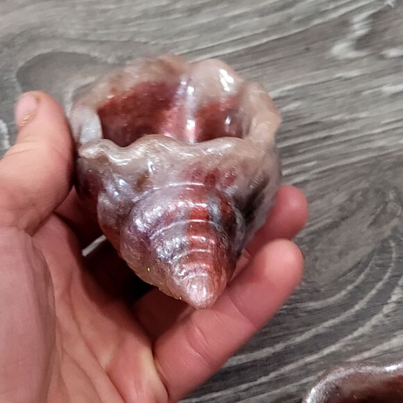 Set of 3 Resin Conch Shell Trinket Trays - Picture 10 of 16